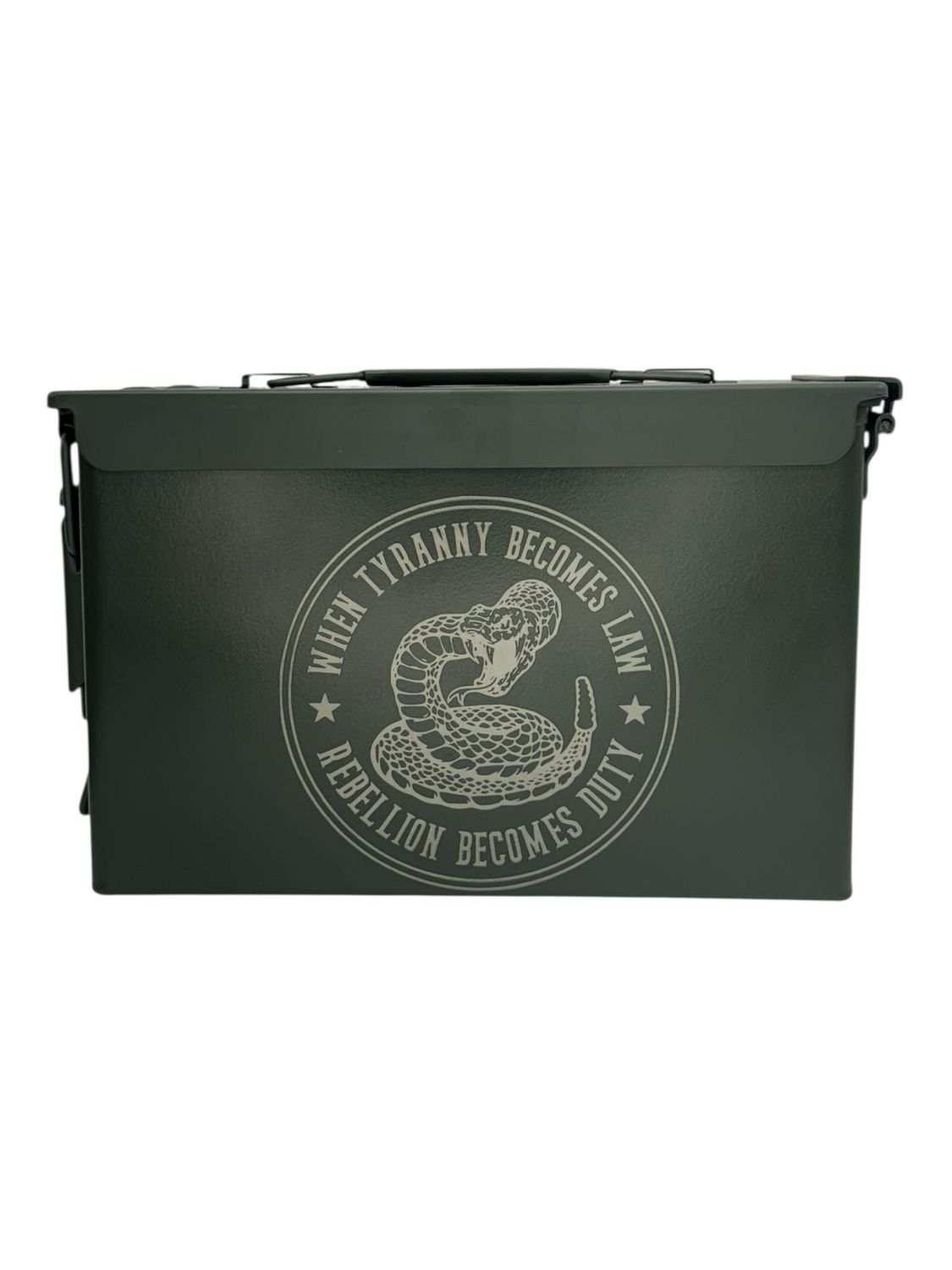 50 Cal Ammo Can Tyranny Snake