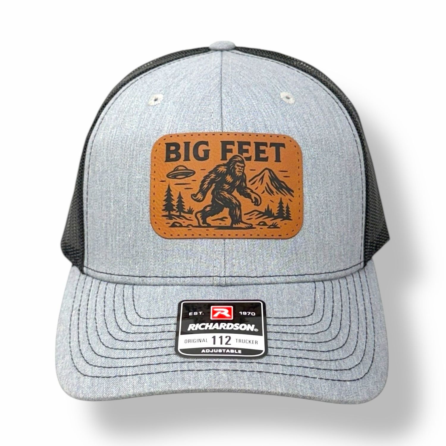 Big Feet Leather Patch Hat
