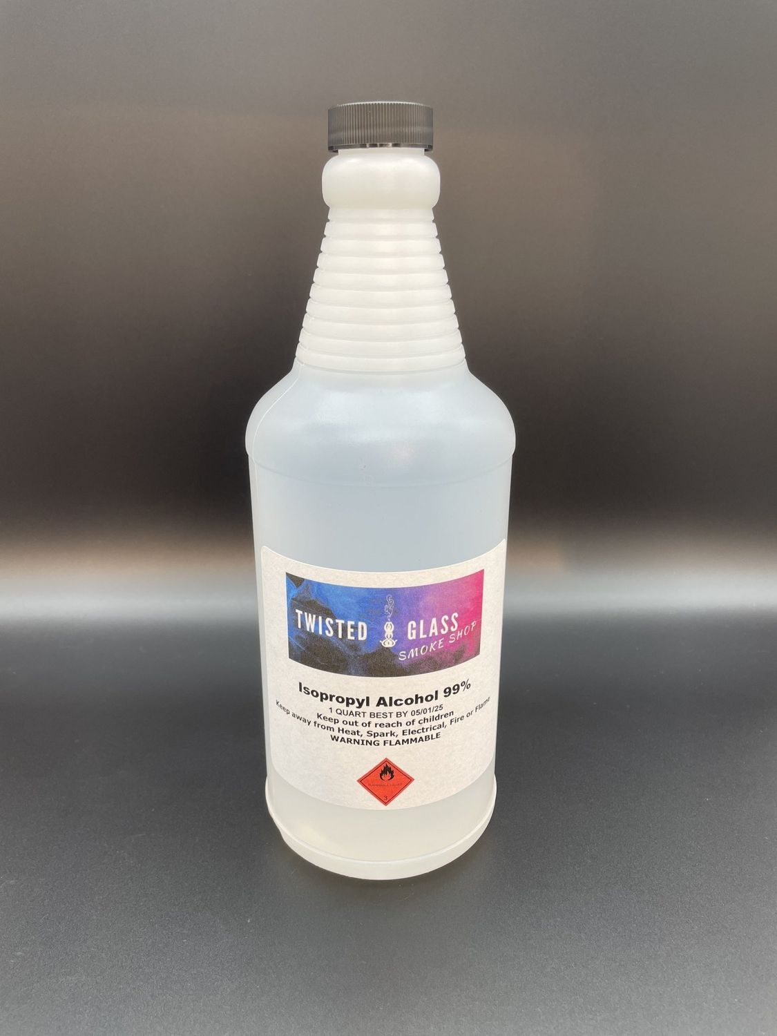 Twisted Glass Smoke Shop Isopropyl Alcohol 99% 1qt