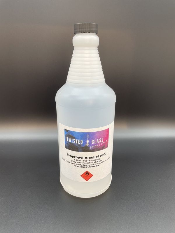 Twisted Glass Smoke Shop Isopropyl Alcohol 99% 1qt