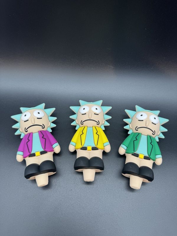 rick &amp; morty silicone hand pipe 