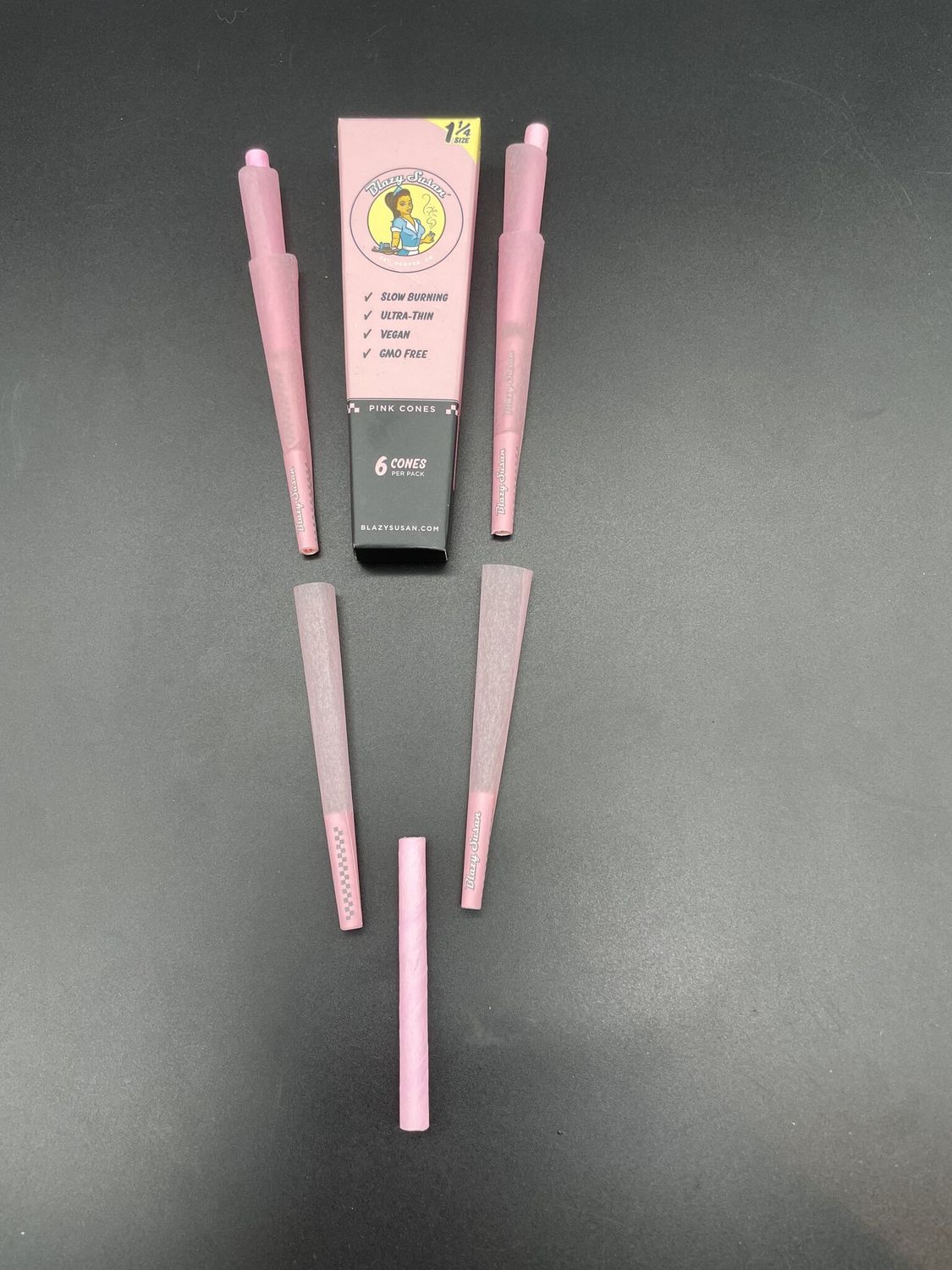 Blazy Susan Pink Cones -