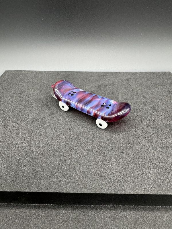 shackk glass skateboard pendant