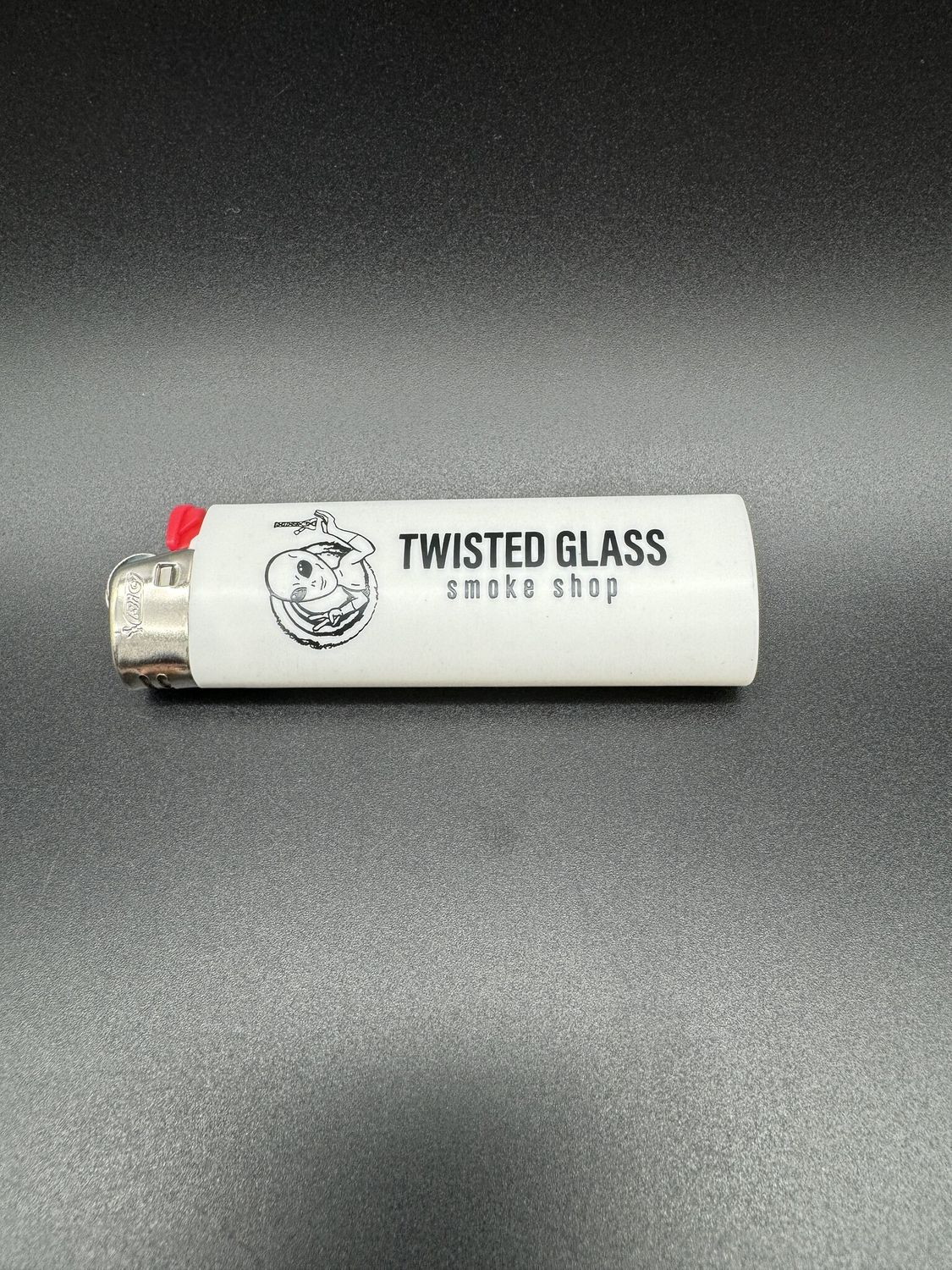 Bic Lighter Twisted Glass Smoke Shop Edition