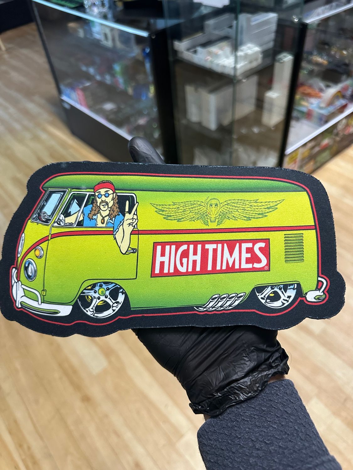 Pulsar high times van peace sign