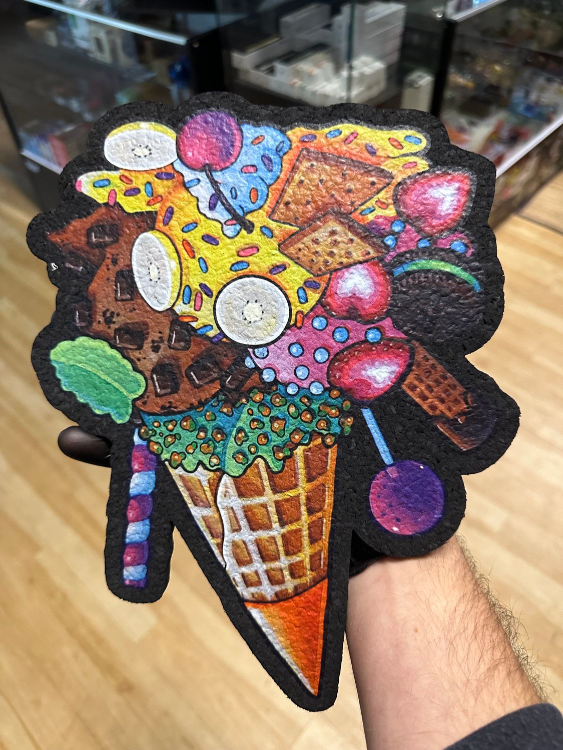 Mood mat ice cream explosion