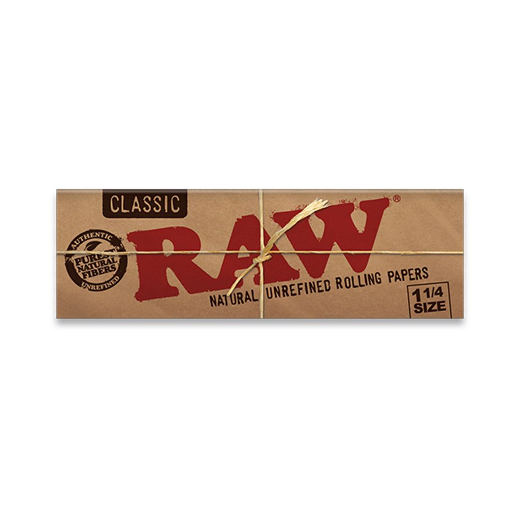 Raw Classic Rolling Papers 1 1/4 size 50 Leaves