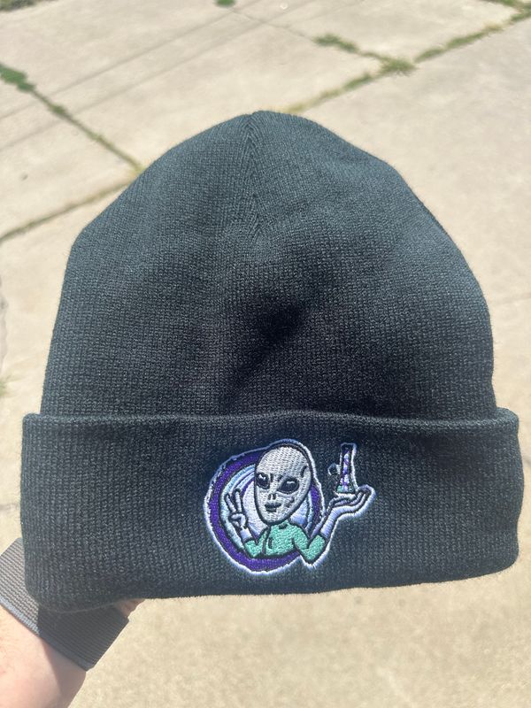 Twisted Glass Alien ET Beanie