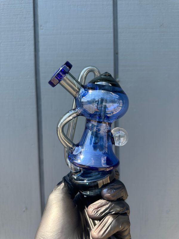 Phoenix Glass Upright Recycler for Puffco Peak Pro 6&quot; -