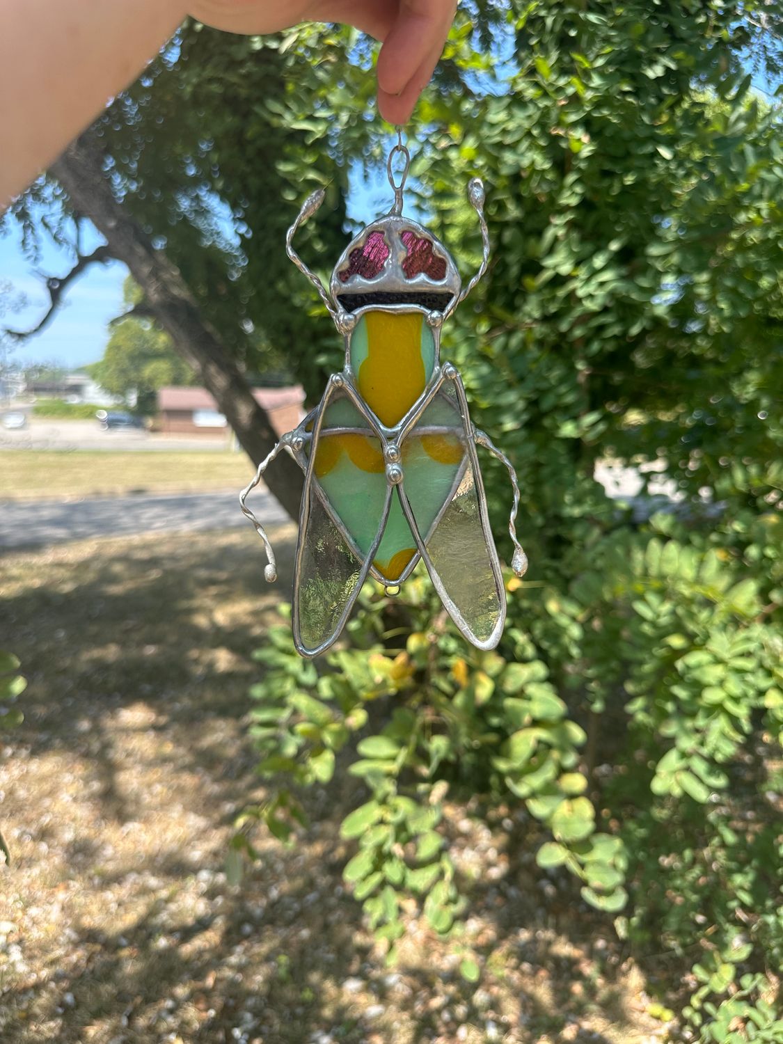 Fernway glass sun catcher fly