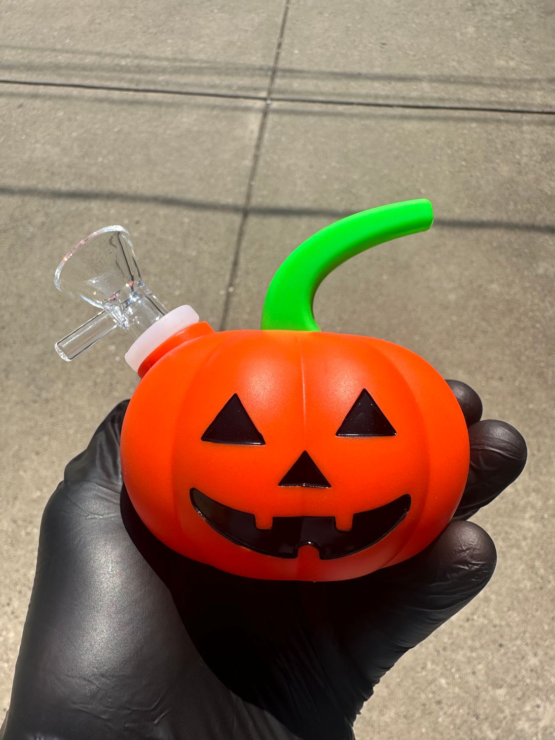 silicone pumpkin water pipe