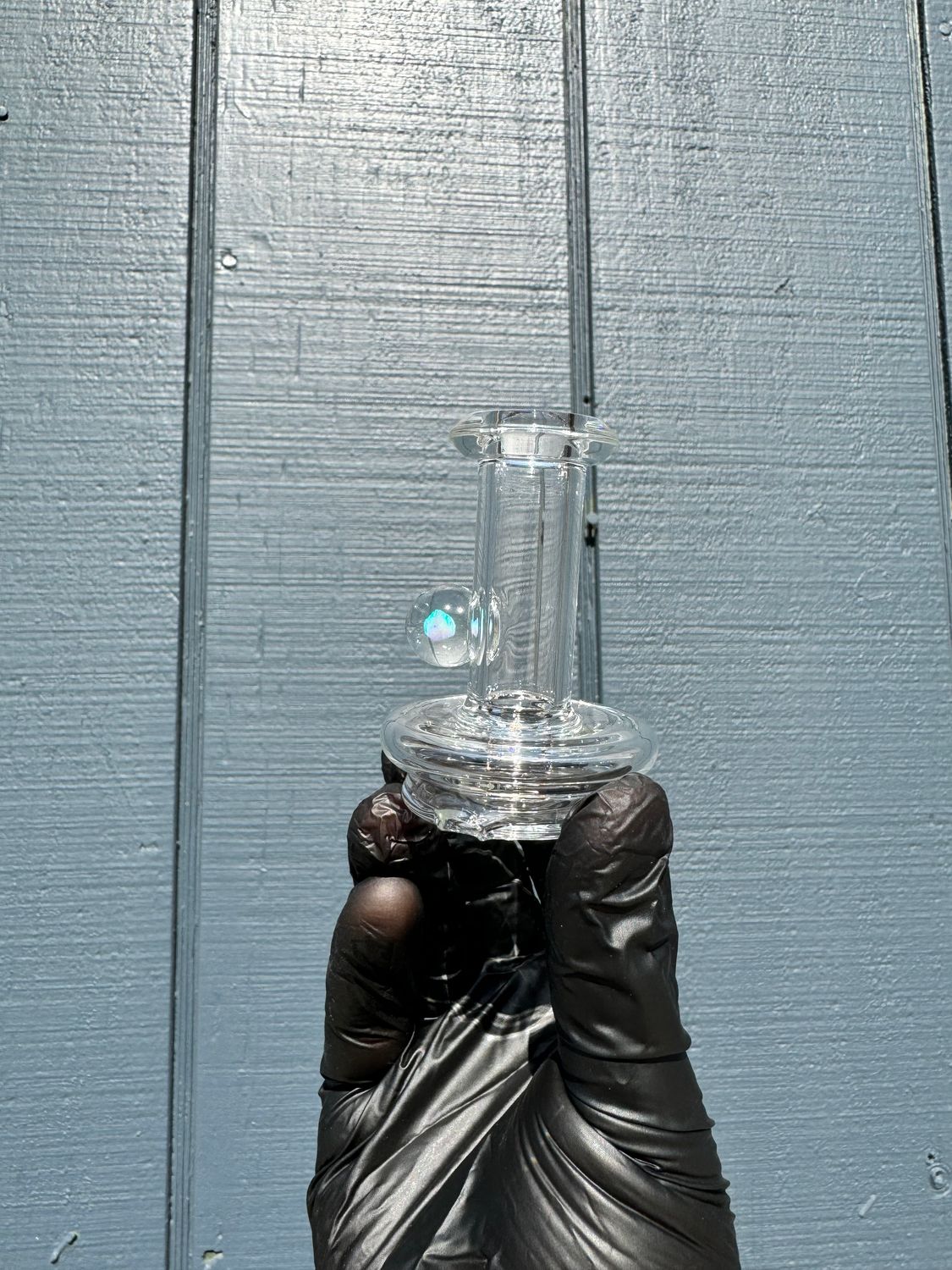 Iridescent Glass Dry Top w Opal Clear (Carta)