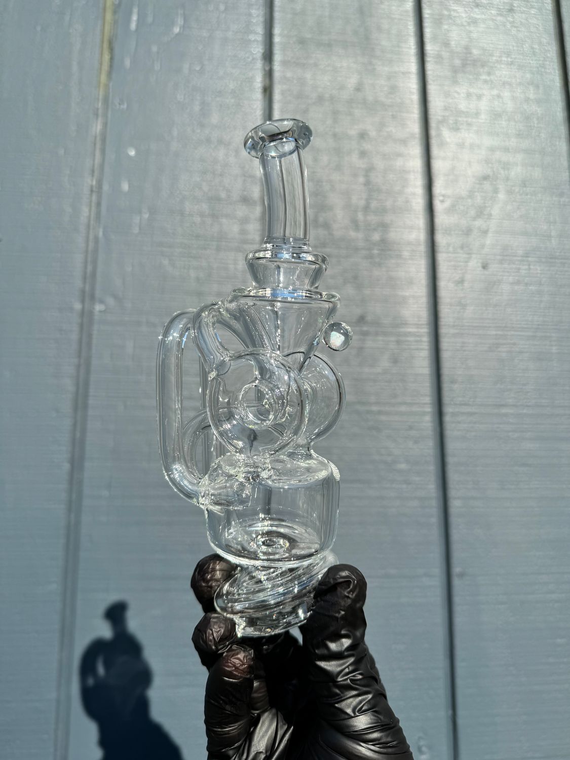 Iridescent x OTW Dupa Puffco Attachment Clear