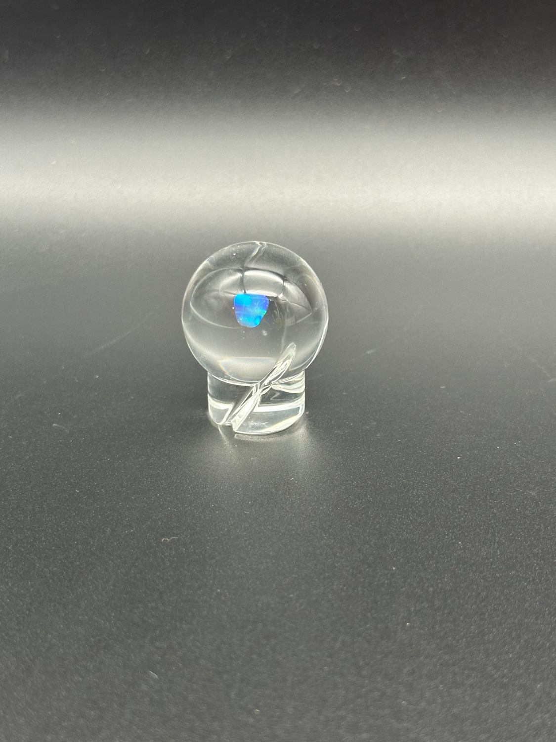 one trick pony spinner cap with opal- blue