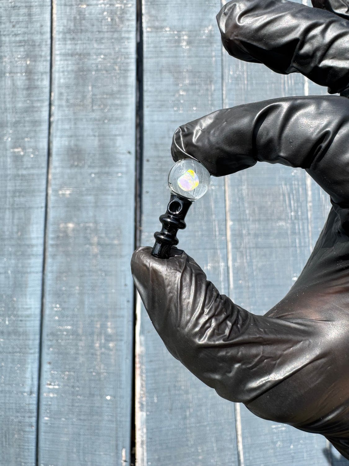 Bhoro Glass Joystick w Opal Black