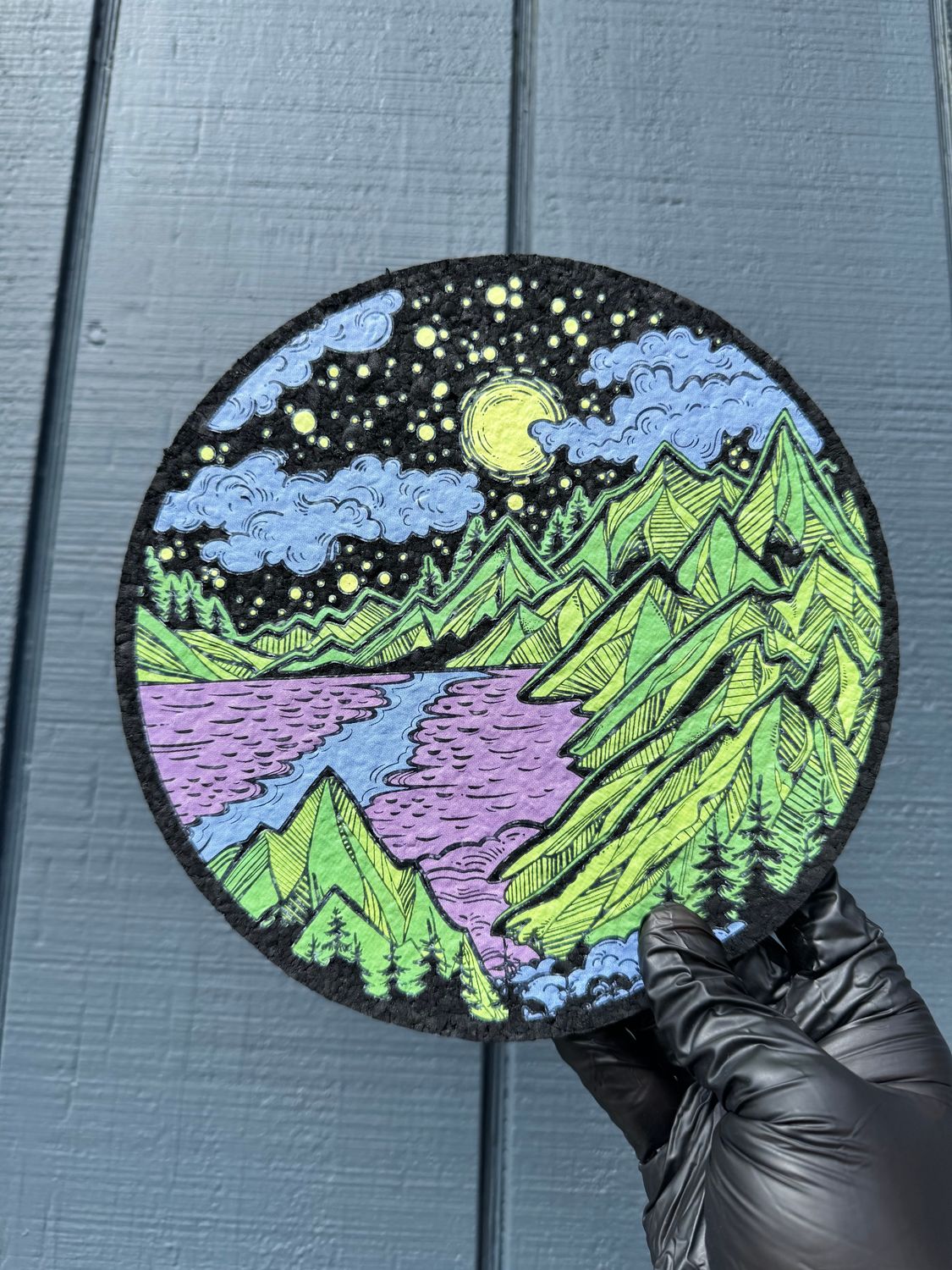East Coasters Mat Mountain Scene