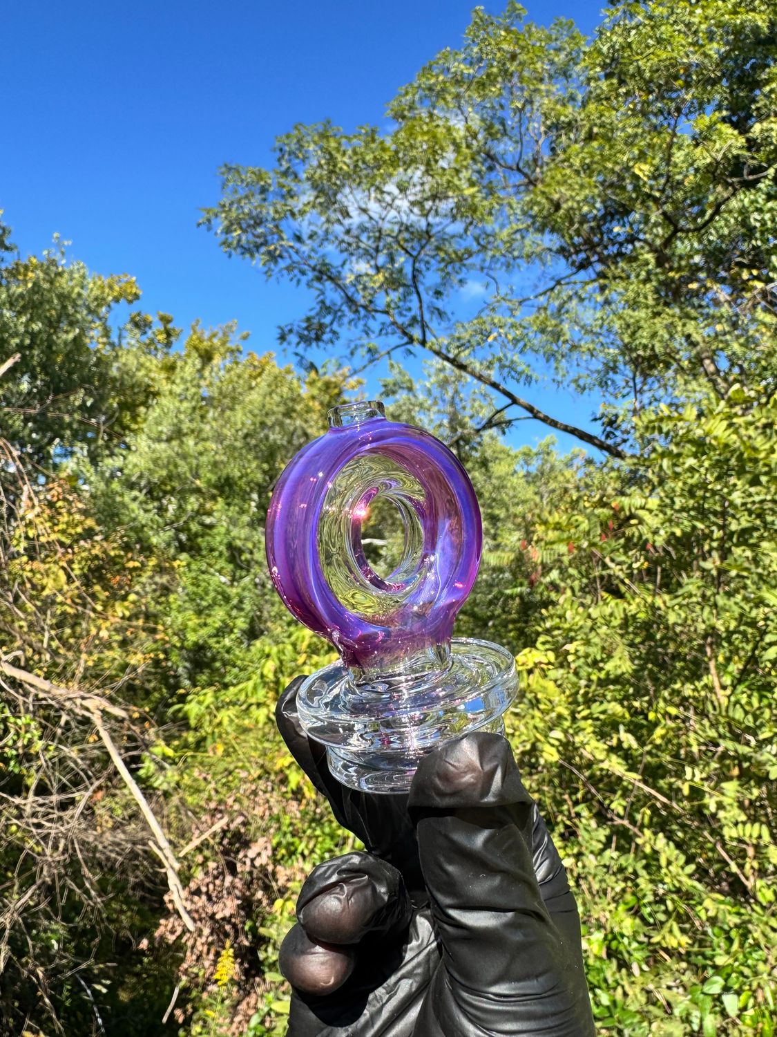 Randohm glass ohm dry top (Puffco)- Royal Jelly