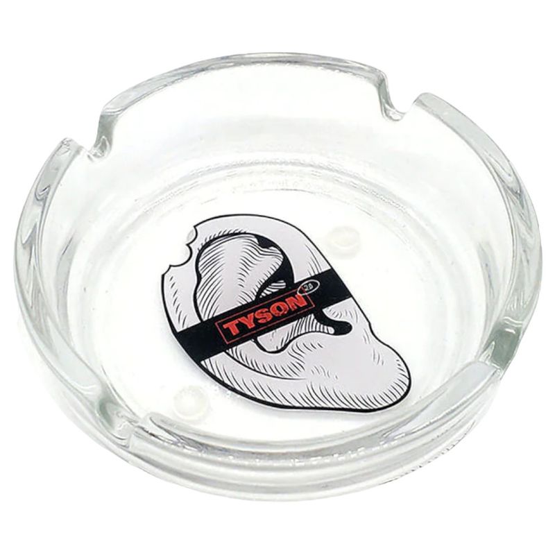 Tyson ear ashtray clear