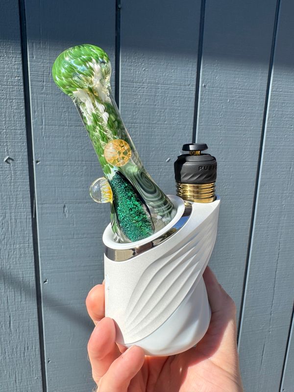 glassberry cupcake Puffco dry top- green days