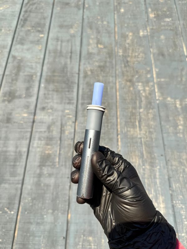 Kovac glass pivot top straw - sky blue