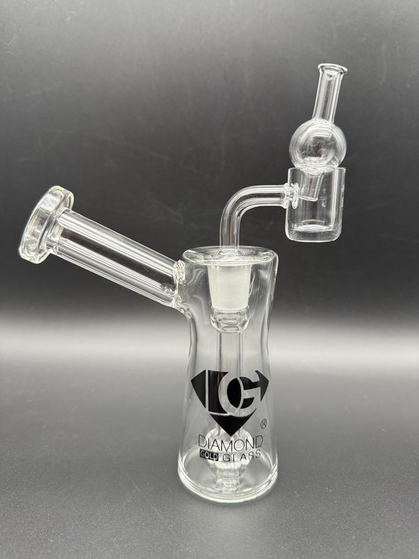 diamond glass clear kick back rig (comes with ball cap)