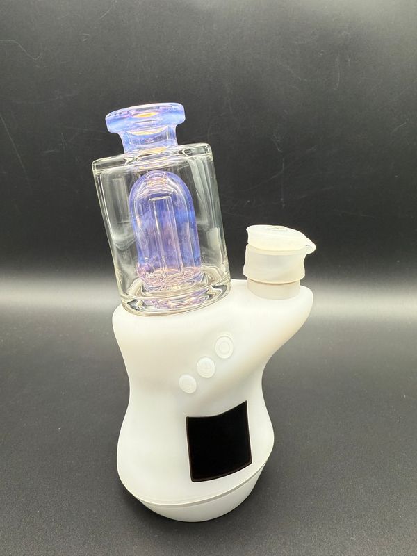randohm glass mini chugger top (Carta)- rose quartz