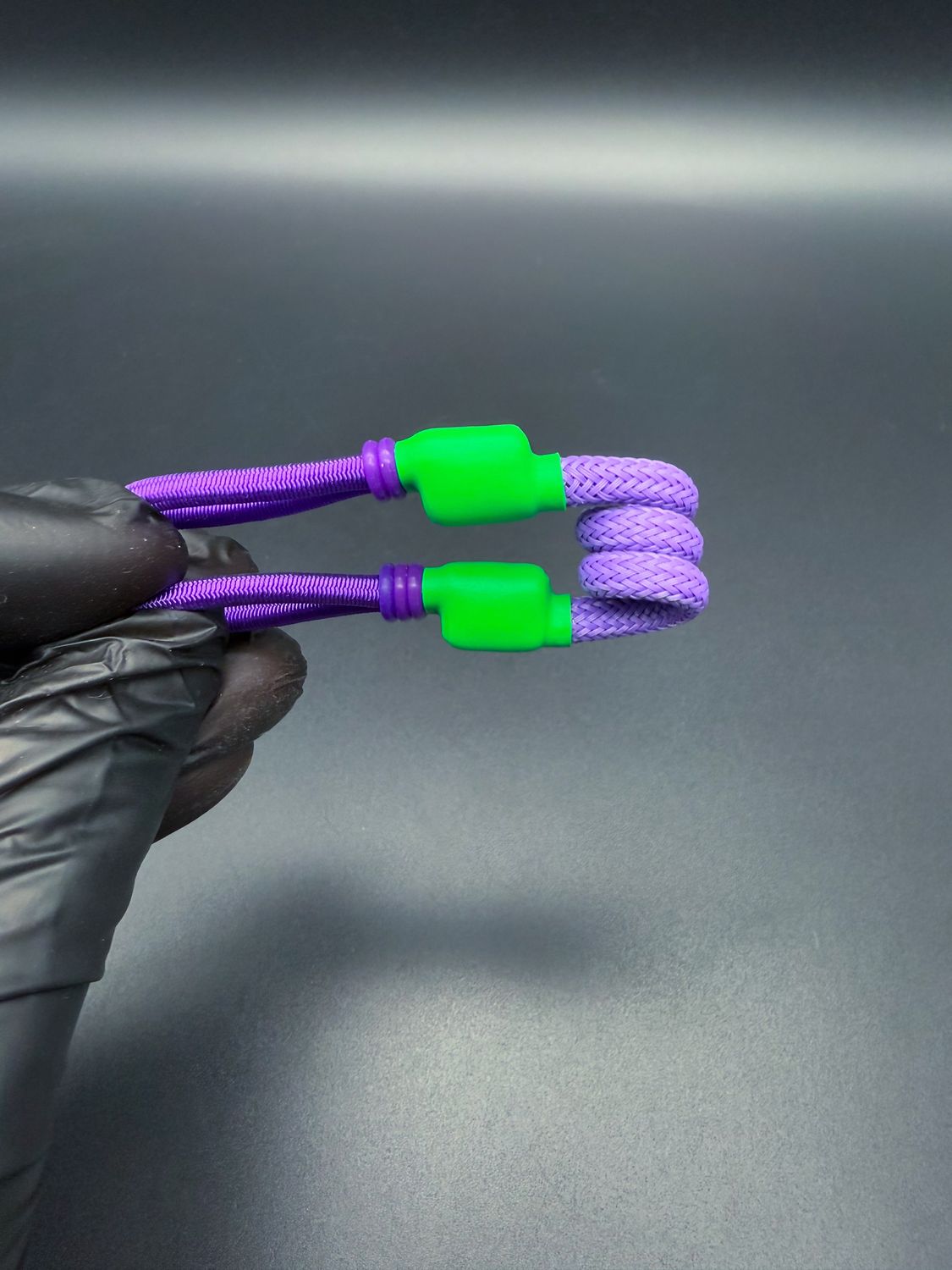 tuff tether premium pivot coil tether- Purple dragon