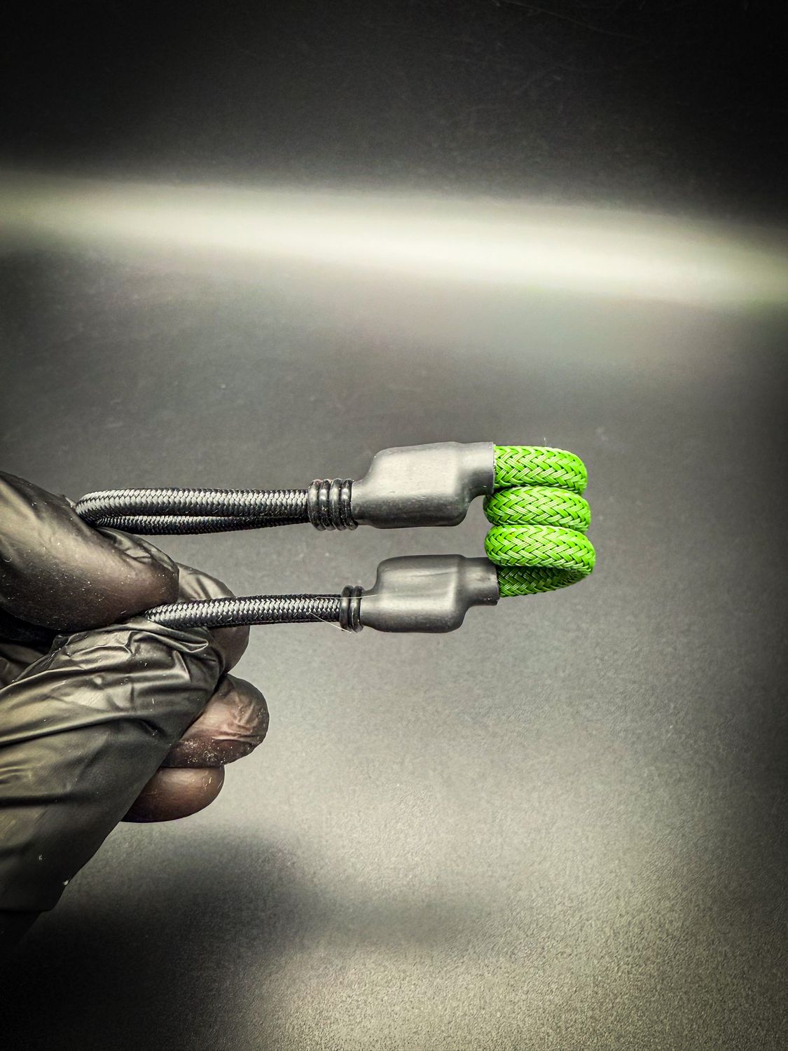tuff tether premium pivot coil tether- &quot;weed&quot;