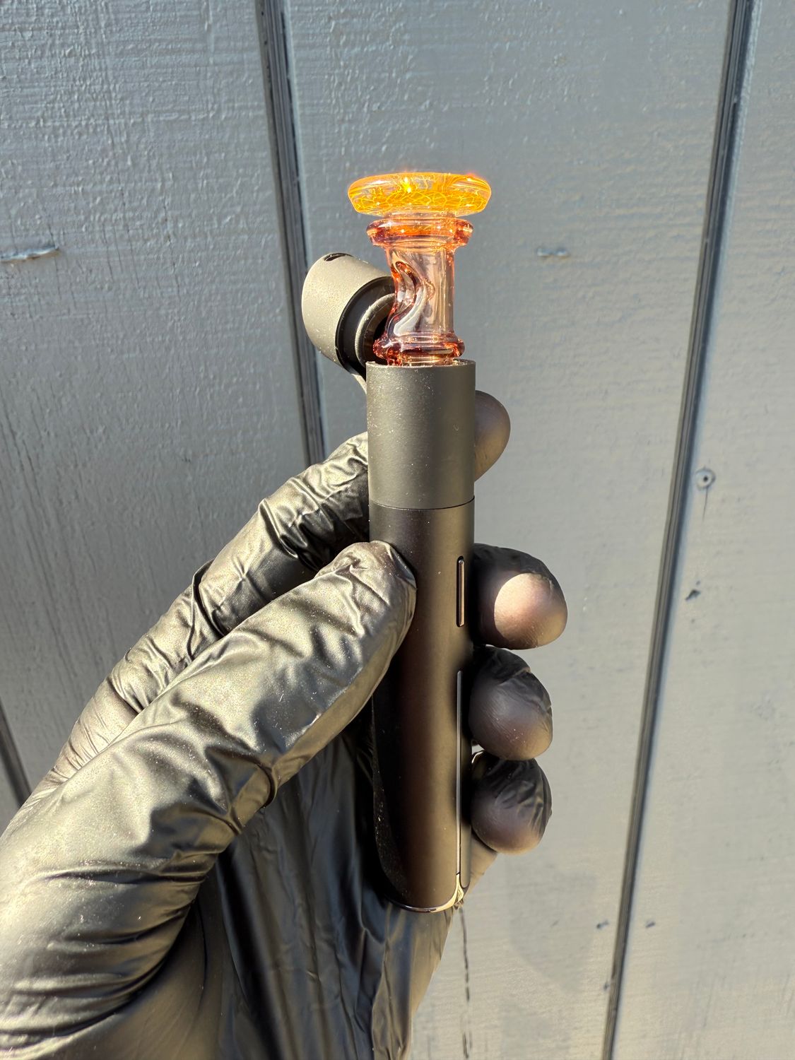 Gatez glass fumicello pivot top- chocolate opal