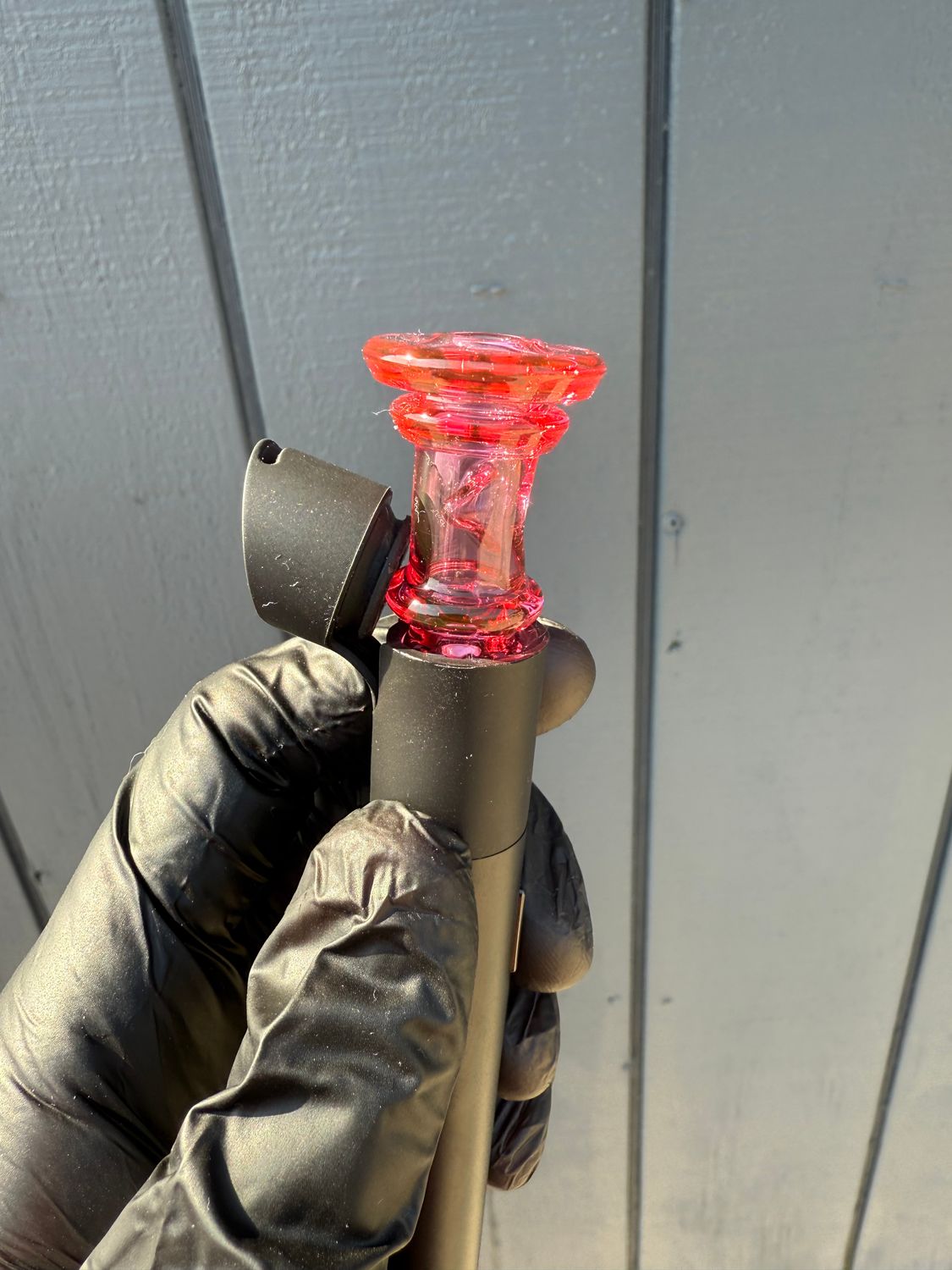 Gatez glass full color pivot top- gold ruby