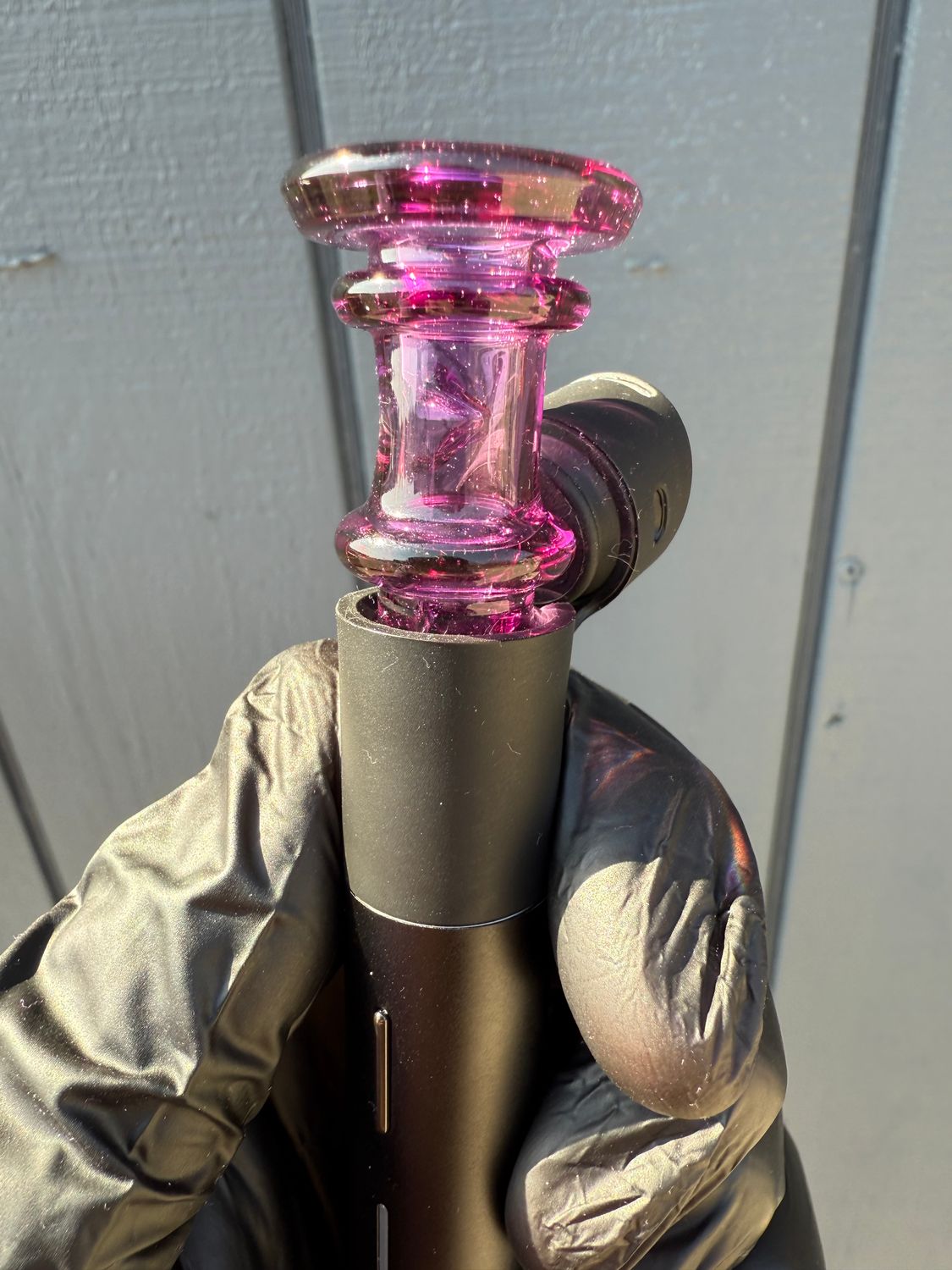 Gatez glass full color pivot top- transparent purple