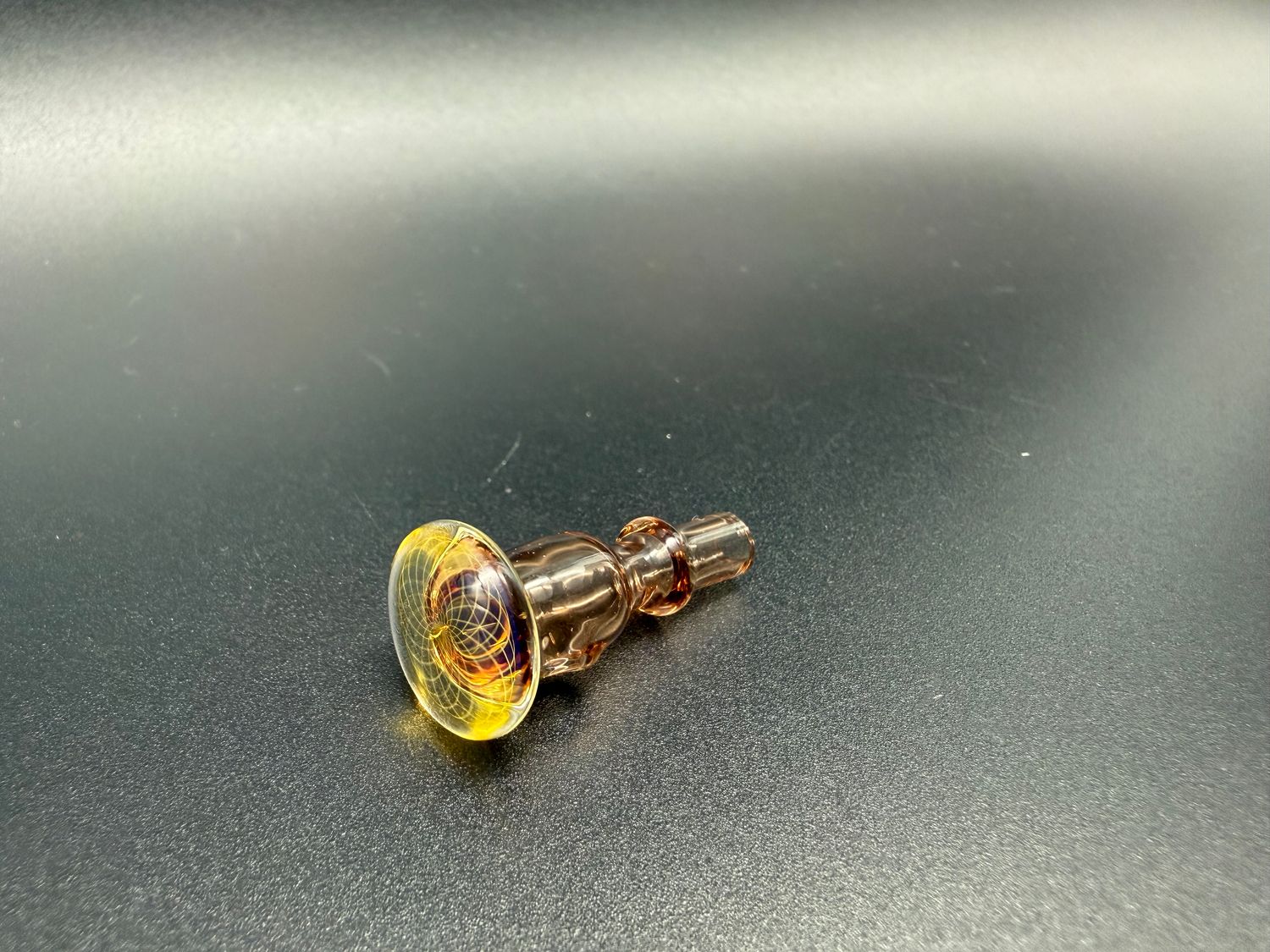 gatez glass fumichello joystick caps- chocolate opal