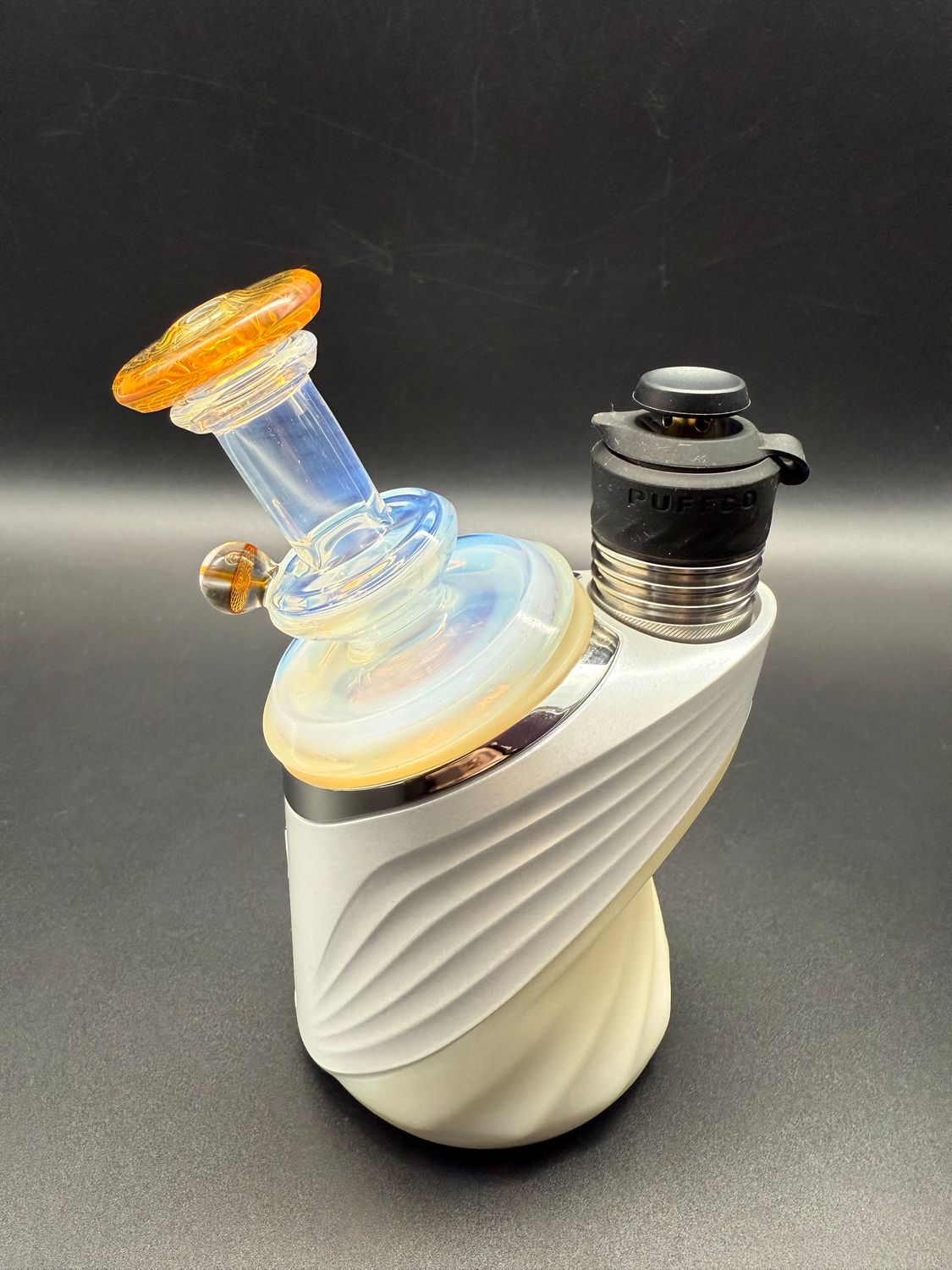 gatez glass Puffco dry top- moonstone