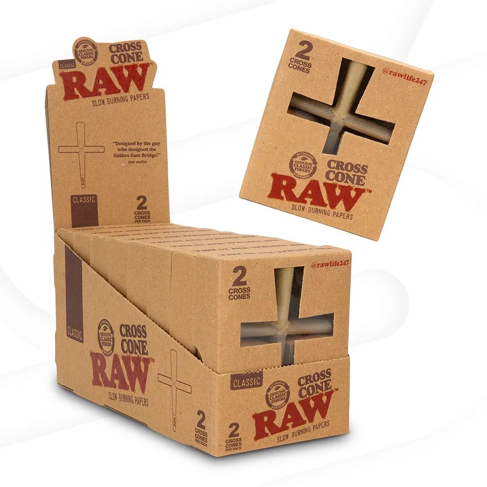 Raw Cross Cone - 2 Pack