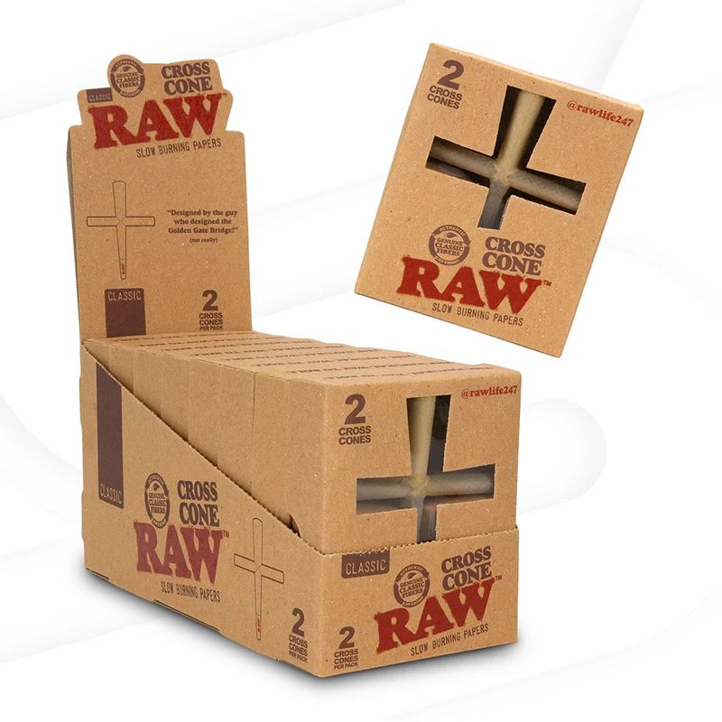 Raw Cross Cone - 2 Pack