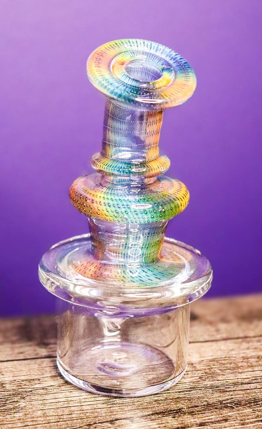 Charlie Shaw Dr. Dabber Switch 2 Dry Top (Rainbow Fumed)
