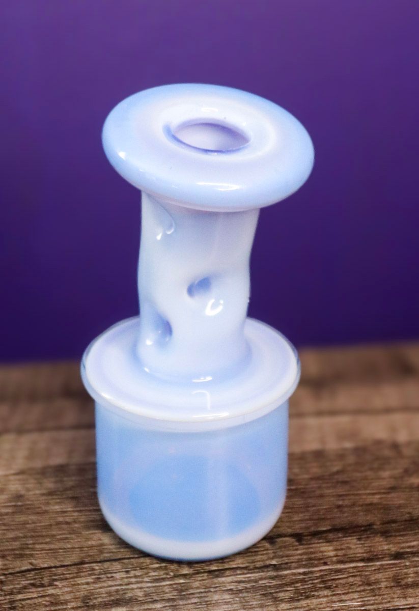 Durin Glass Dr. Dabber Switch 2 Dry Top (Milky Blue)