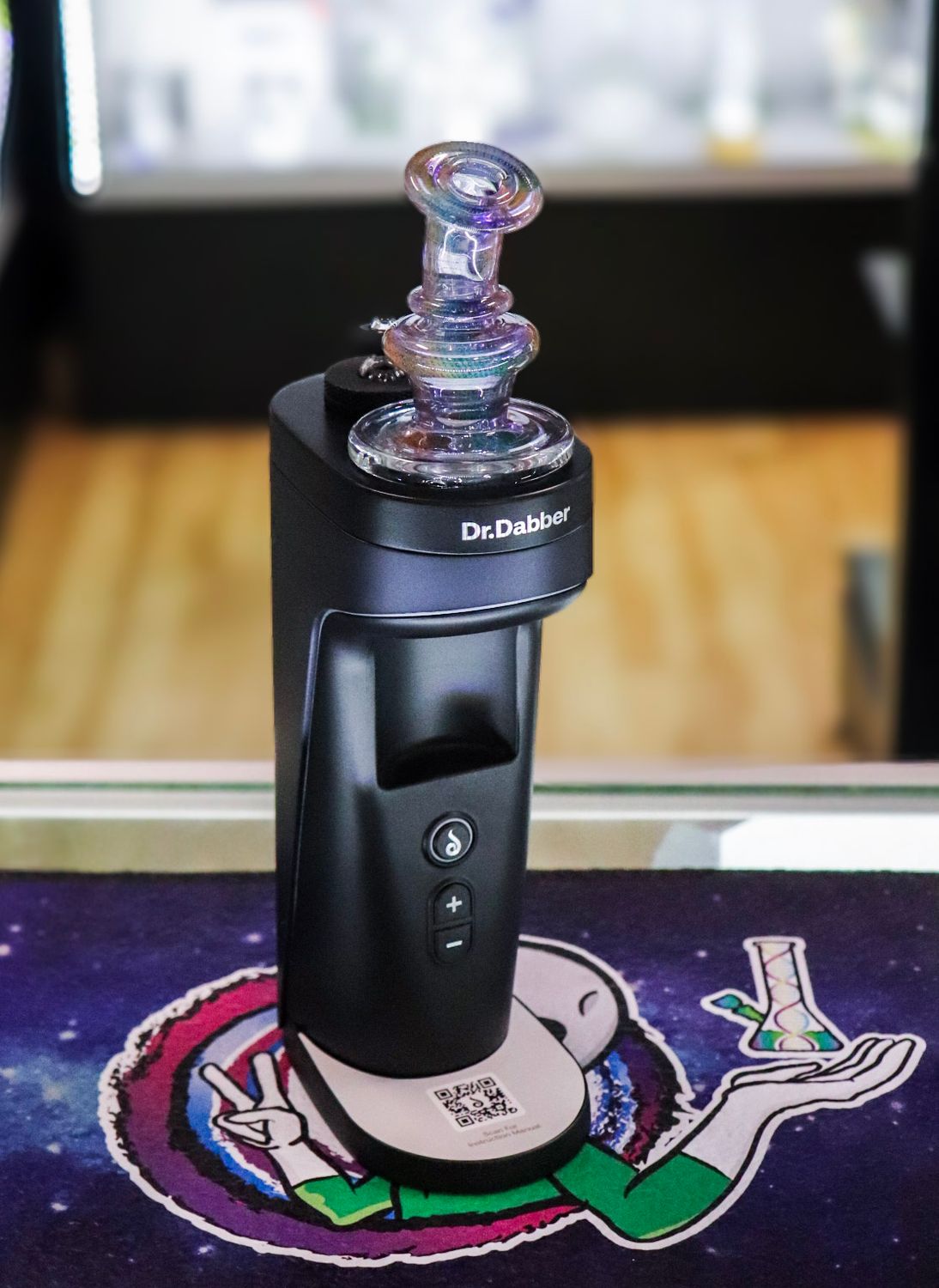 Charlie Shaw Dr. Dabber Switch 2 Dry Top (Rainbow Fumed)