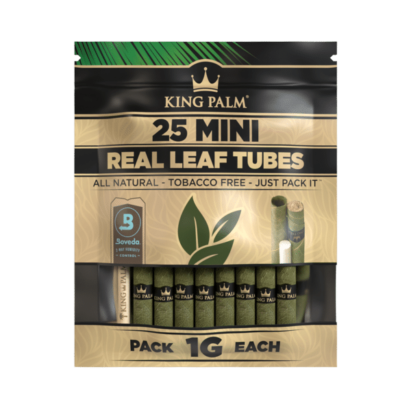 king palm Leaf Tubes Mini Rolls 25ct