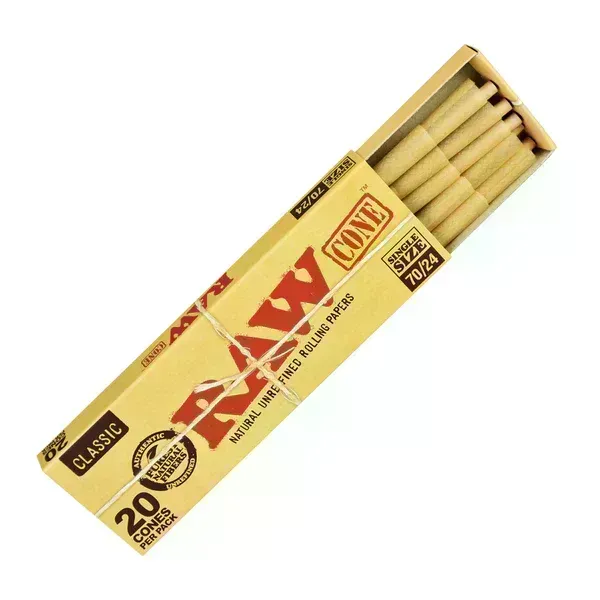 Raw Classic Cone 70/24 Size 20 Pack