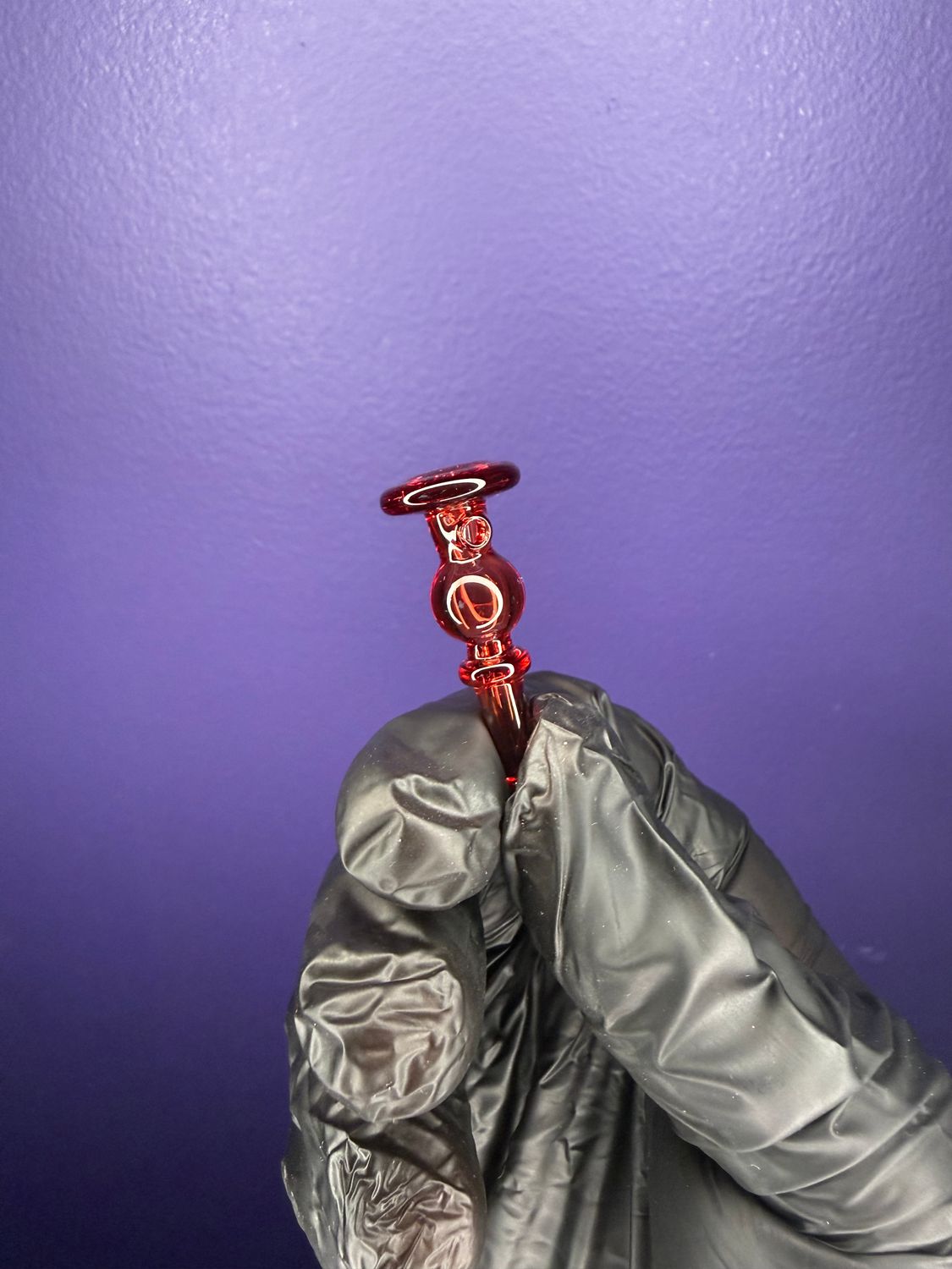 Charlie shaw glass Dr. Dabber Switch go cap - red