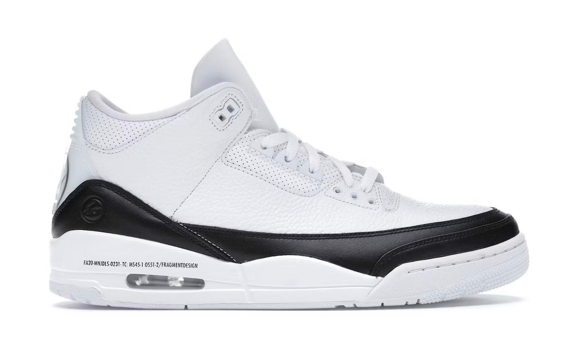 Fragment x Air Jordan 3 Retro &#39;White&#39;