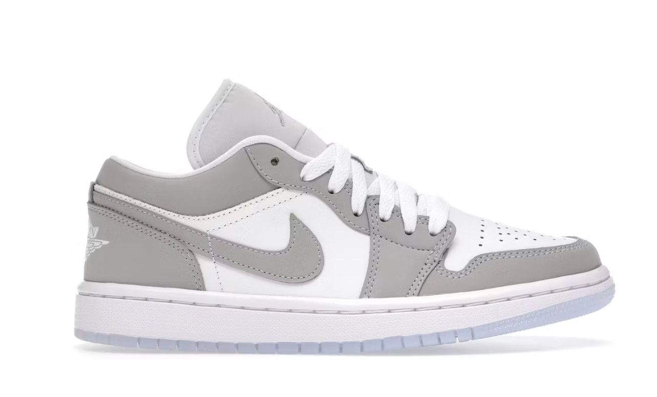 Wmn&#39;s Air Jordan 1 Low &#39;Wolf Grey&#39;, Size: | 5w |