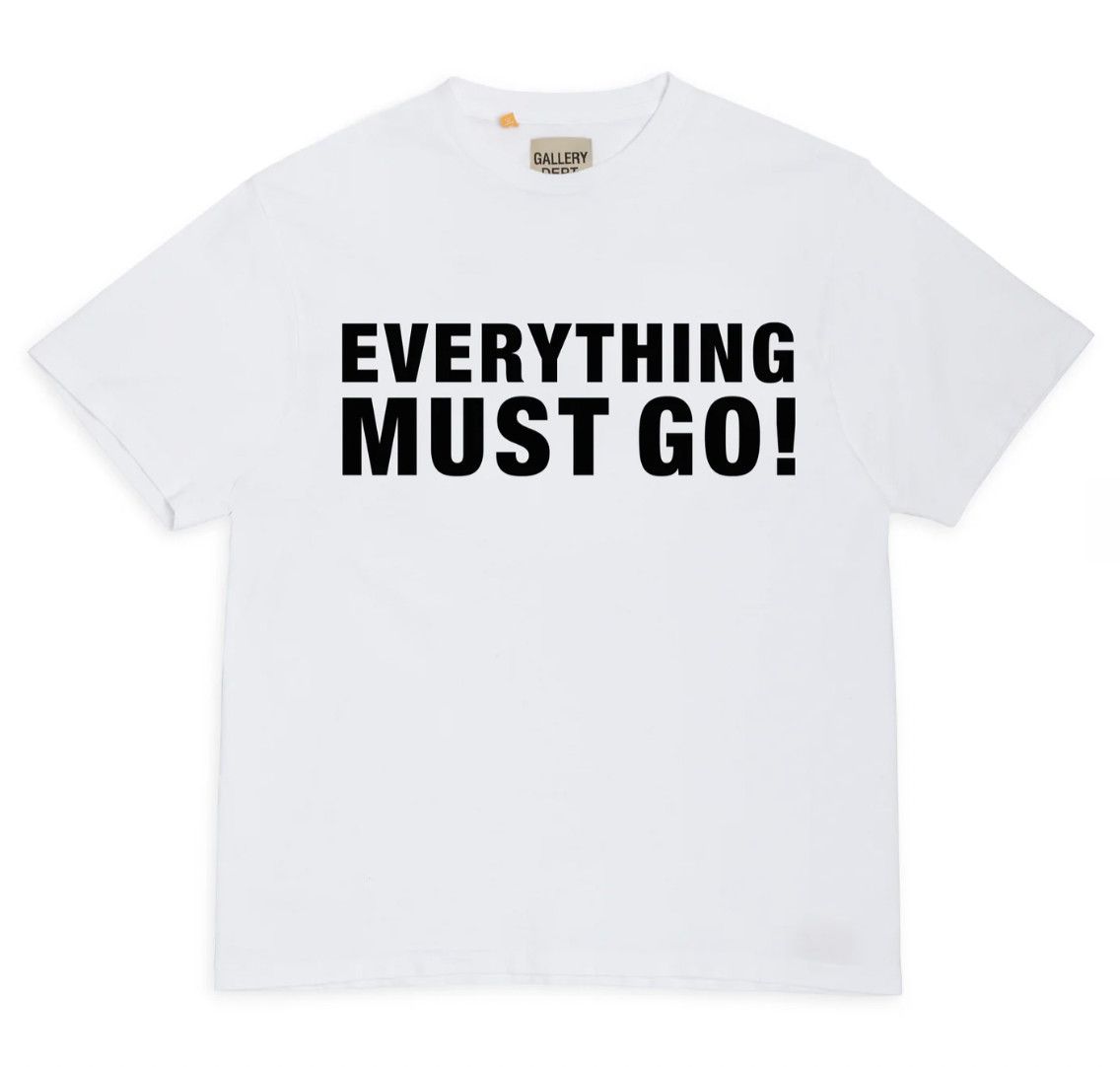 Gallery Dept. &#39;Everything Must Go&#39; Tee White