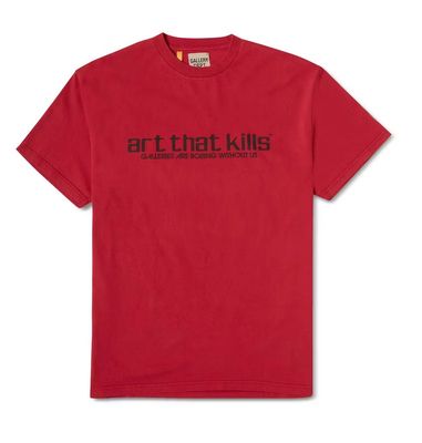 Gallery Dept. &#39;Art That Kills Logo&#39; Tee Red 