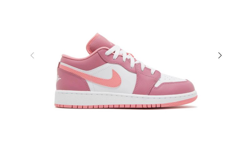GS Air Jordan 1 Low &#39;Desert Berry&#39;, Size: | 7y |
