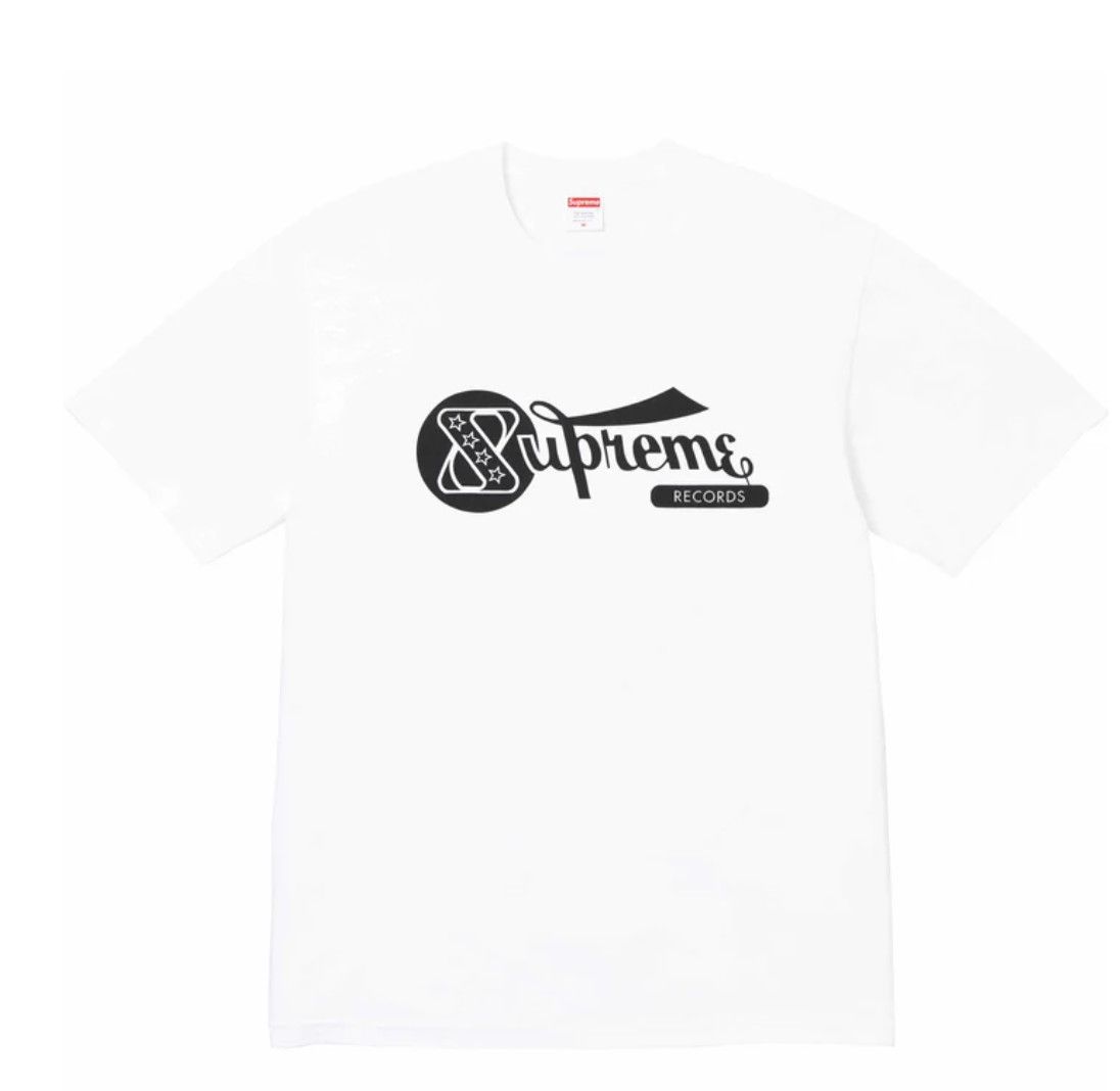 Supreme &#39;Records&#39; Tee, Color: White, Size: | S |