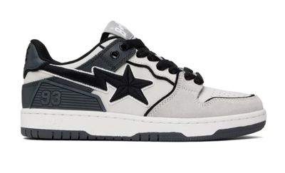 A Bathing Ape BAPE SK8 STA #5 &#39;Gray Black&#39;