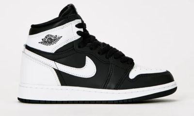 GS Air Jordan 1 High OG 'Black White'