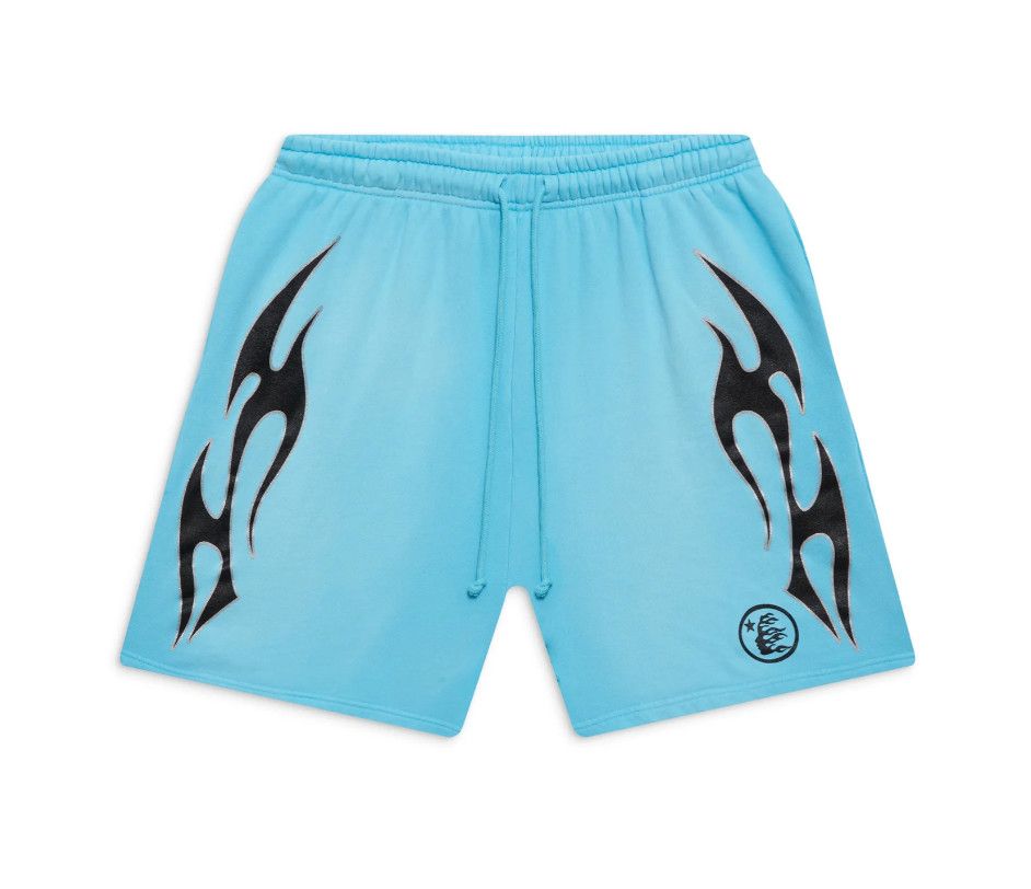 Hellstar Studios &#39;Flame&#39; Sweatshorts Blue 